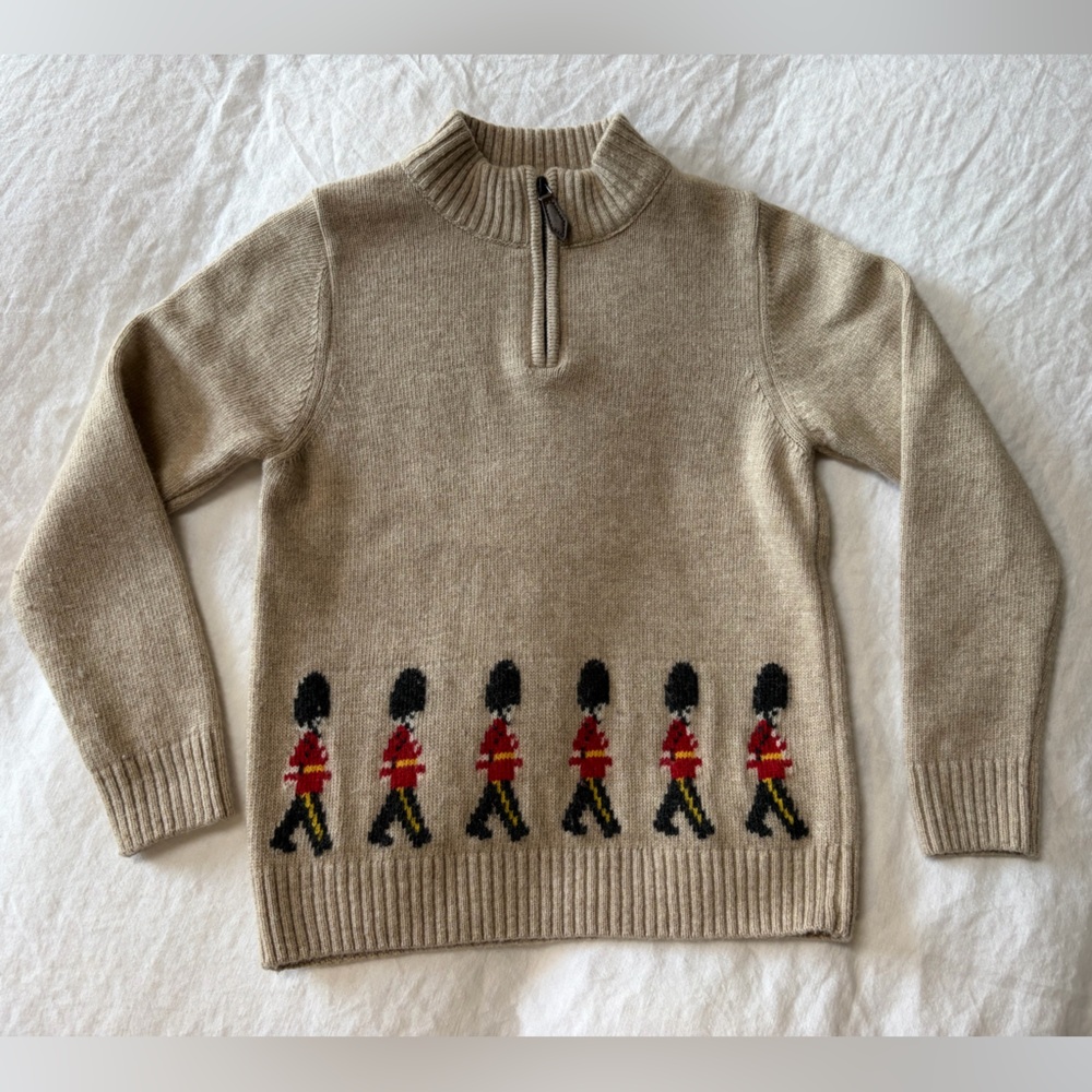 Trotters London Marching Guardsmen Half Zip Sweater